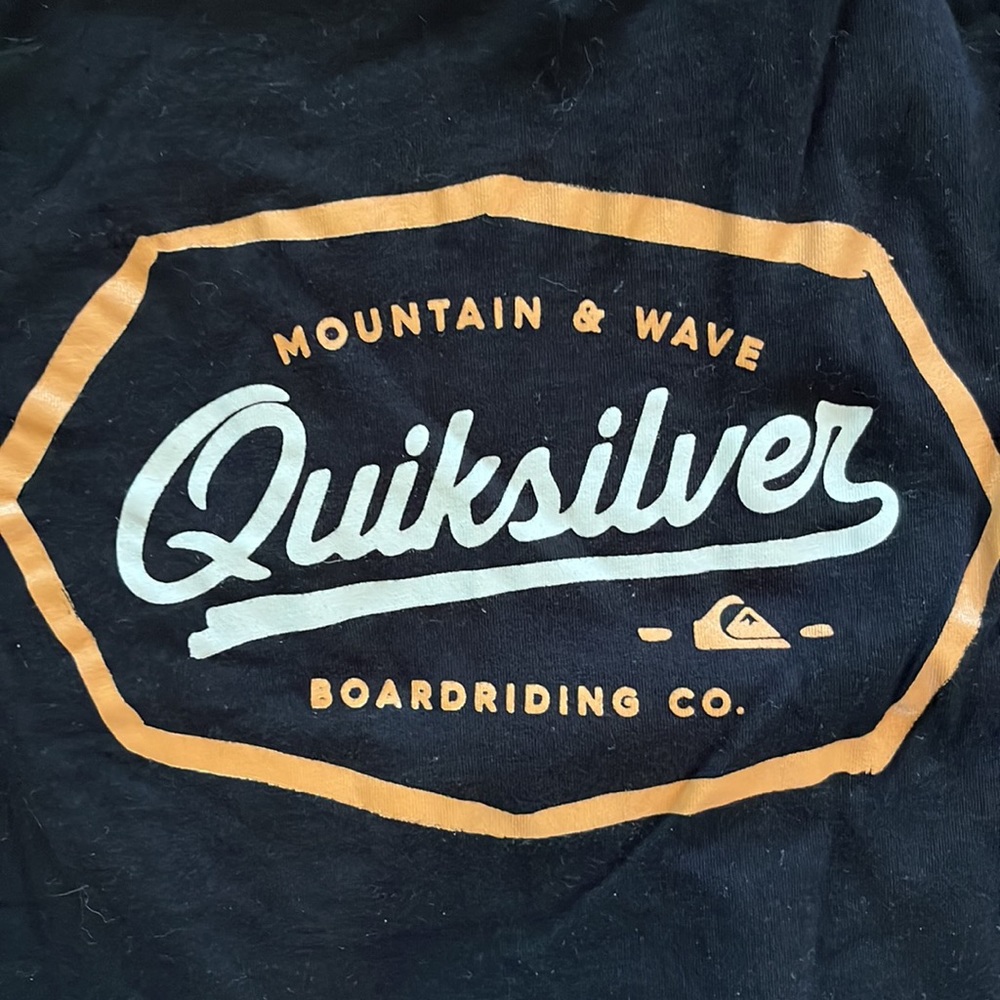 Quiksilver Black T-shirt size Large-14 youth